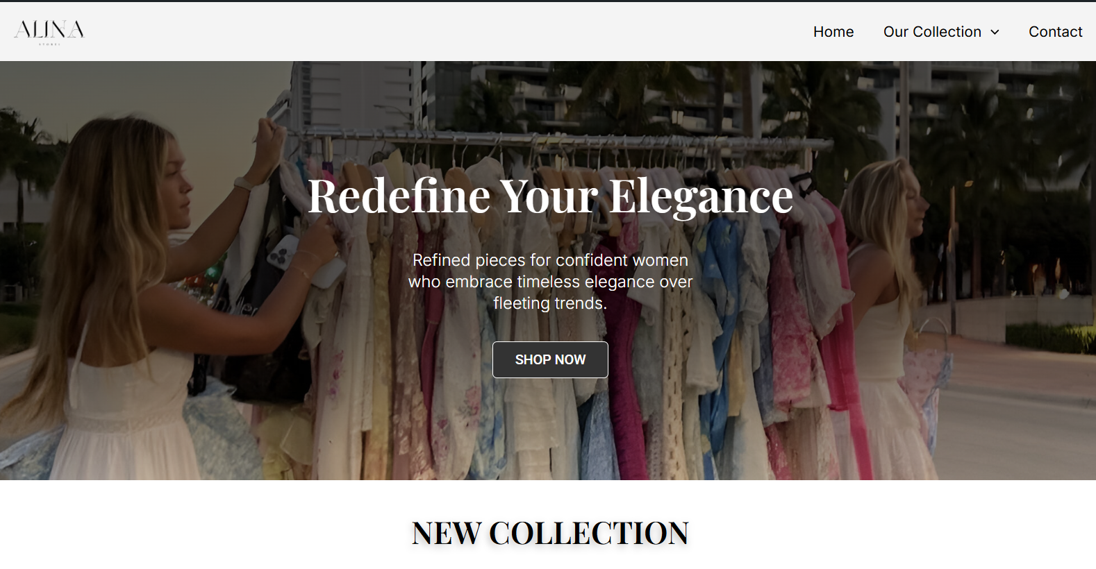 Alina Store E-commerce