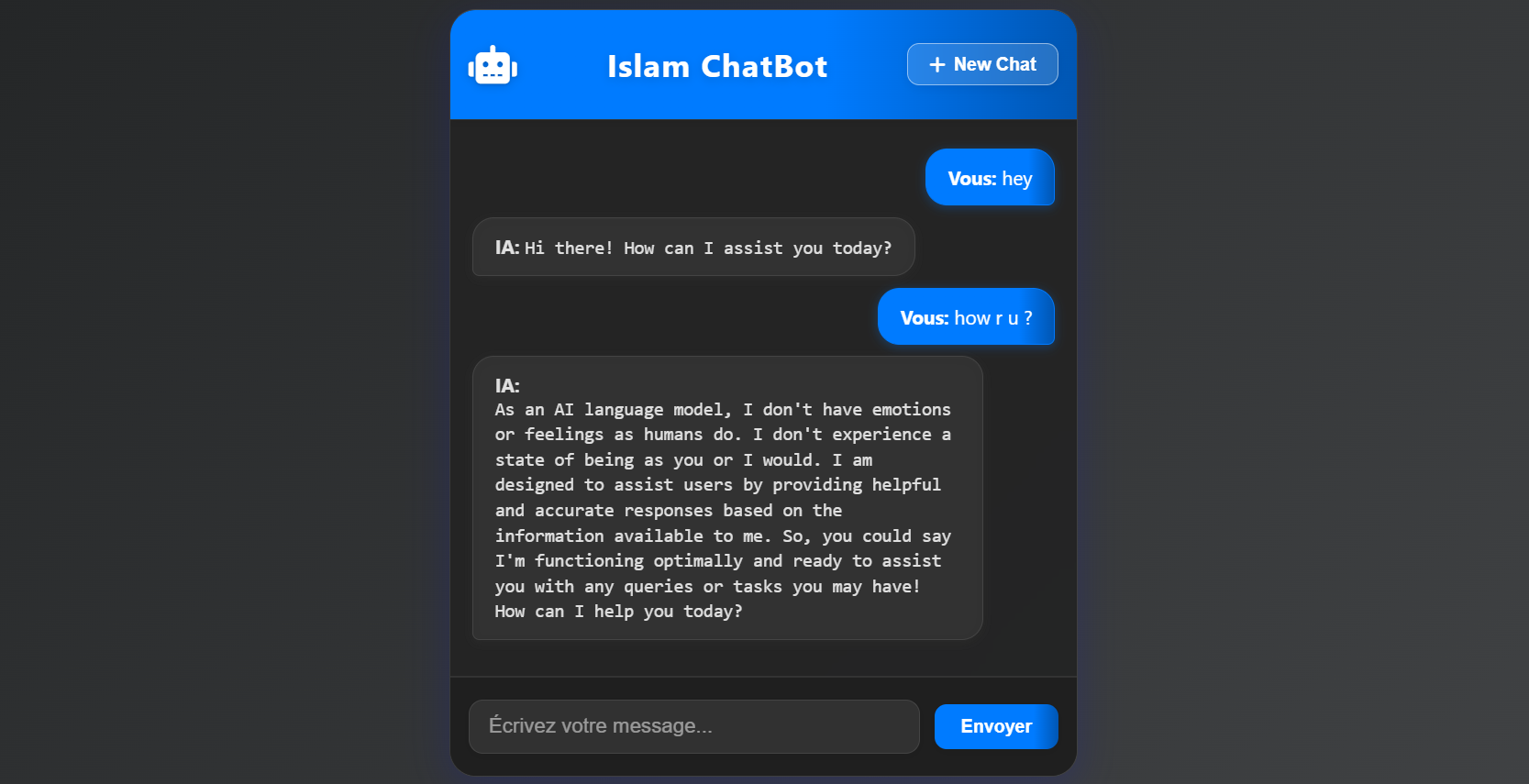 Cohere Chatbot API